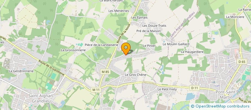 localisation de l'entreprise AZUR AMBULANCES à SAINT-AIGNAN-GRANDLIEU