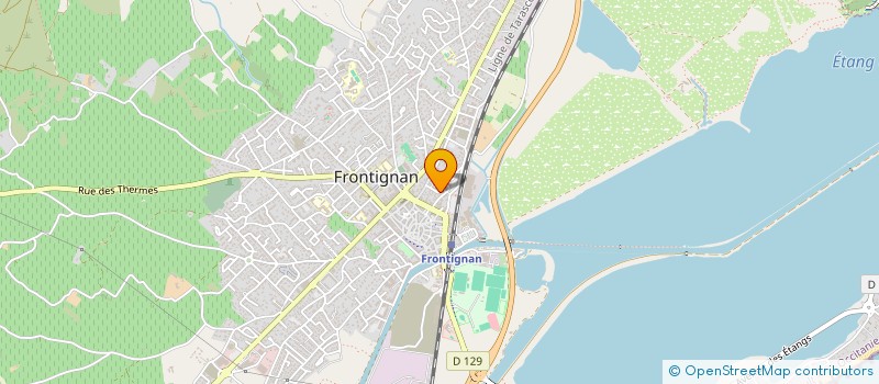 localisation de l'entreprise AZUR ANIMATION à FRONTIGNAN