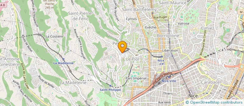 localisation de l'entreprise AZUR AR à NICE