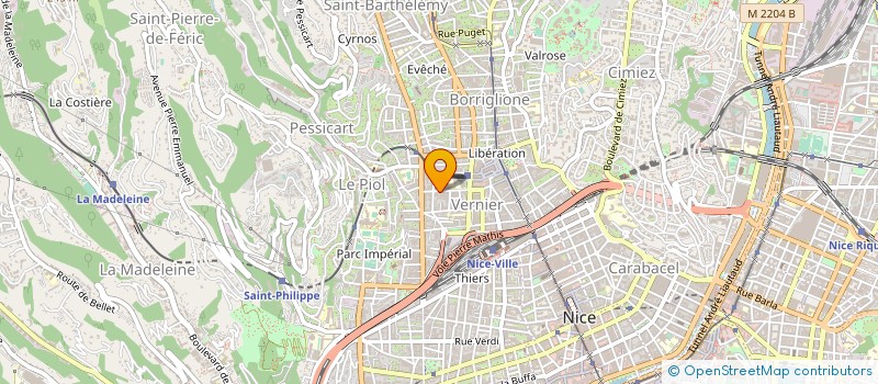 localisation de l'entreprise AZUR ASSISTANCE DEPANNAGE à NICE