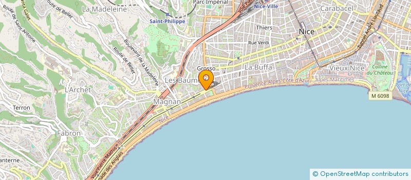 localisation de l'entreprise AZUR & ASSOCIES  NICE