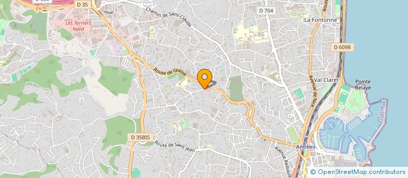 localisation de l'entreprise AZUR AUTO DISCOUNT  ANTIBES