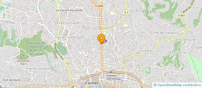 localisation de l'entreprise AZUR AUTOMOBILE 06  CANNES