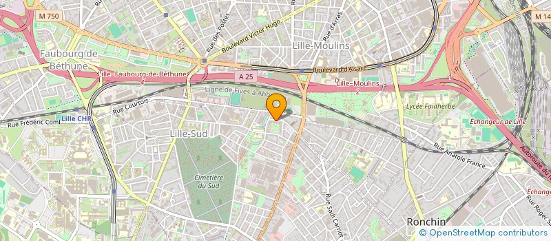 localisation de l'entreprise AZUR AZUR  LILLE