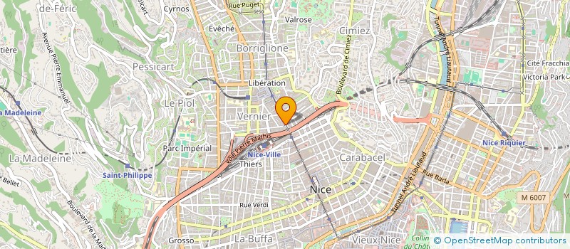 localisation de l'entreprise AZUR BAT PRO MEDITERRANEE à NICE