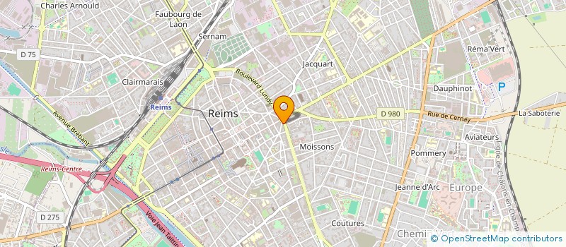 localisation de l'entreprise AZUR BATI  REIMS