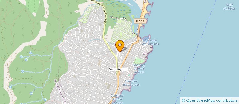 localisation de l'entreprise AZUR BATI 83 à FREJUS