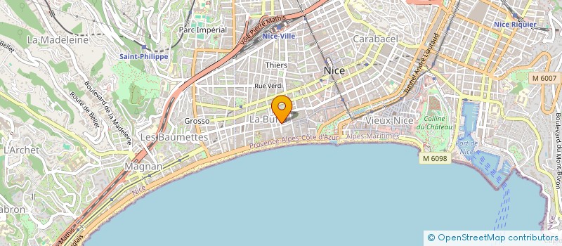 localisation de l'entreprise AZUR BATI CONCEPT 06 à NICE