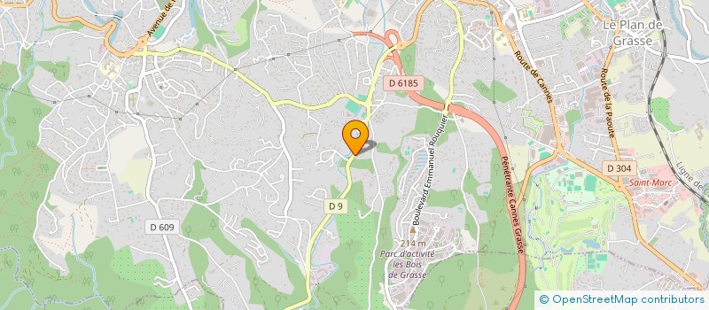 localisation de l'entreprise AZUR BATI RENOV à GRASSE
