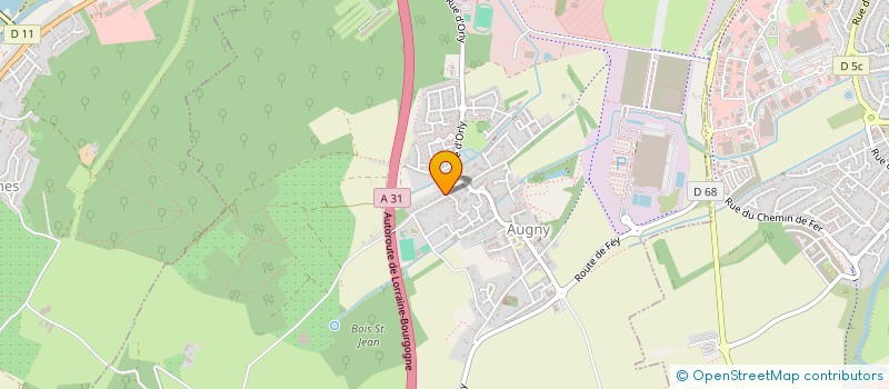 localisation de l'entreprise AZUR BATIMENT  AUGNY