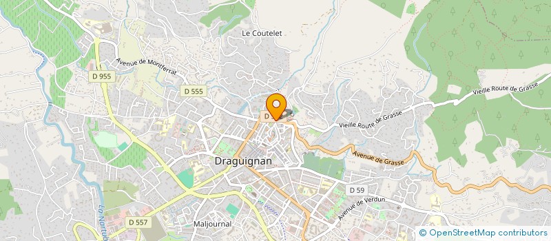 localisation de l'entreprise AZUR BATIMENT CONSTRUCTION RENOVATION ABCR  DRAGUIGNAN