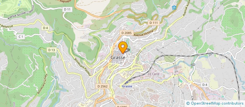 localisation de l'entreprise AZUR BATIMENT RENOVATION à GRASSE