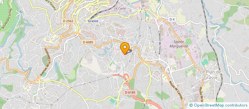 localisation de l'entreprise AZUR BATIMENT SECURITE à GRASSE