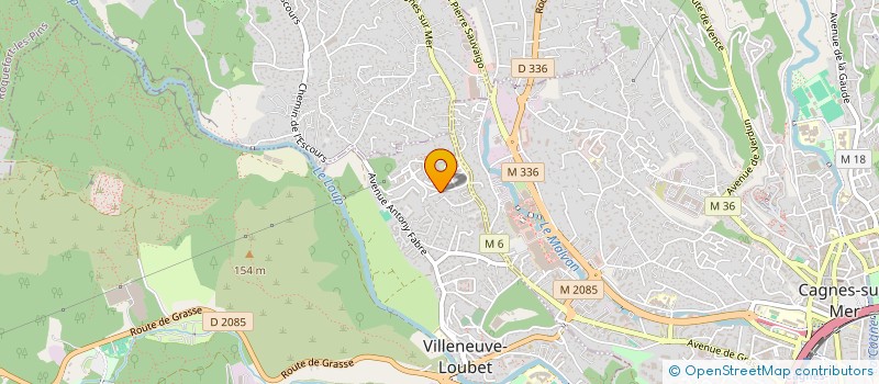 localisation de l'entreprise AZUR BATIMENT SERVICES à VILLENEUVE-LOUBET