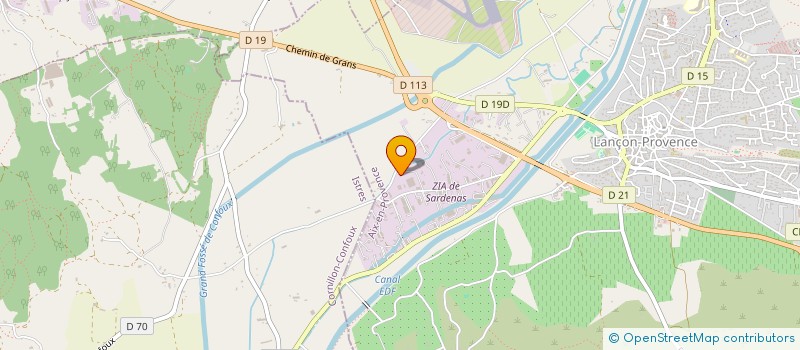 localisation de l'entreprise AZUR BENNES LOCATION à LANCON-PROVENCE