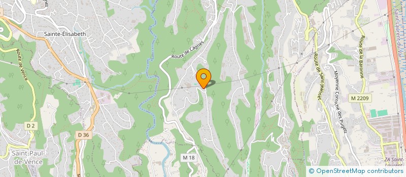 localisation de l'entreprise AZUR BEST RENOVATION  LA GAUDE