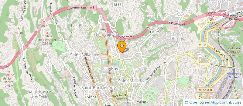 localisation de l'entreprise AZUR BEST SERVICE & RENOVATION à NICE