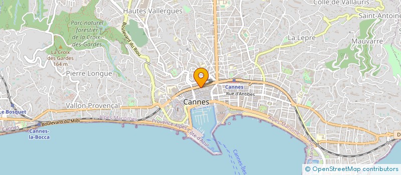 localisation de l'entreprise AZUR BIO-ENERGIES à CANNES
