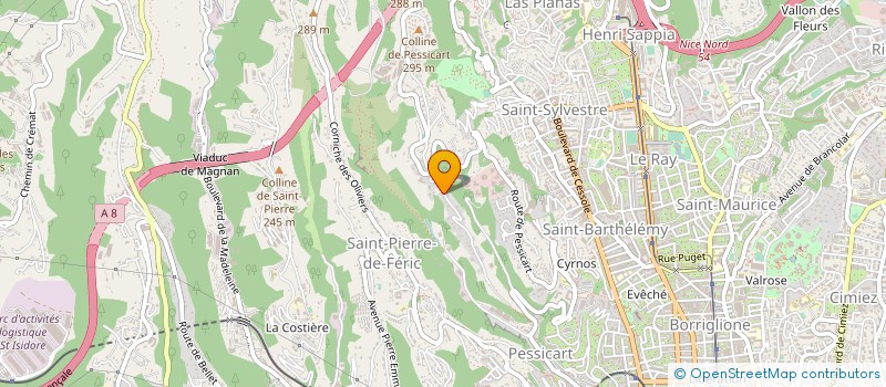 localisation de l'entreprise AZUR BLOCK à NICE
