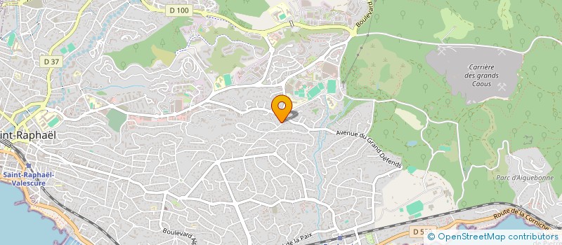 localisation de l'entreprise AZUR BOAT  SAINT-RAPHAEL