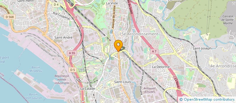 localisation de l'entreprise AZUR BOIS à MARSEILLE