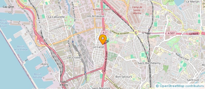 localisation de l'entreprise AZUR BUSINESS TRADING à MARSEILLE