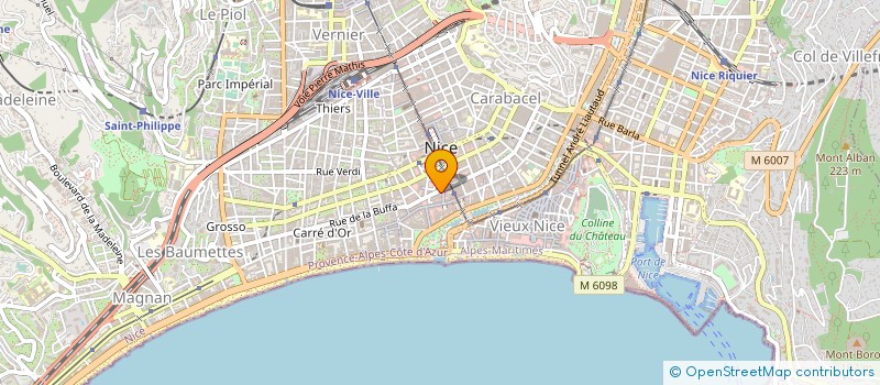 localisation de l'entreprise AZUR CAMPUS à NICE