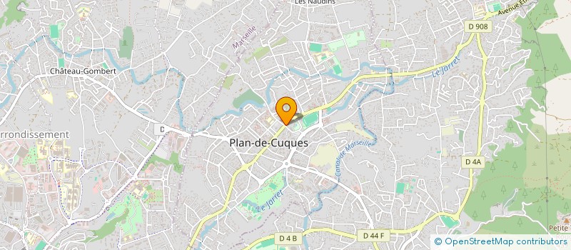 localisation de l'entreprise AZUR CARRELAGE SANITAIRE CUISINE  PLAN-DE-CUQUES