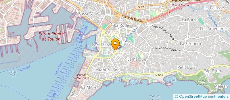 localisation de l'entreprise AZUR CESSION ACQUISITION  TOULON