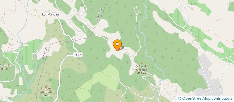 localisation de l'entreprise AZUR CHAUFFAGE PLOMBERIE  FLAYOSC