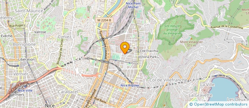 localisation de l'entreprise AZUR CLIM à NICE