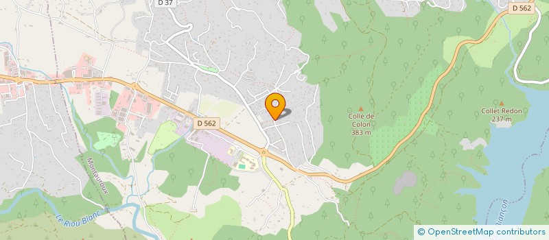 localisation de l'entreprise AZUR COACHING  MONTAUROUX