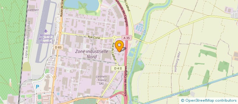 localisation de l'entreprise AZUR COLMAR à COLMAR