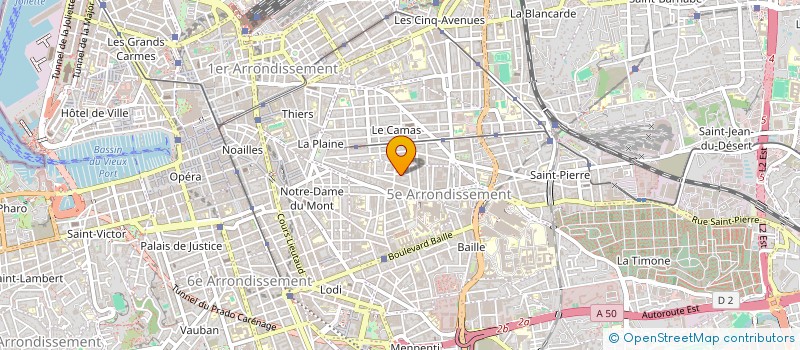 localisation de l'entreprise AZUR COMMUNICATION à MARSEILLE