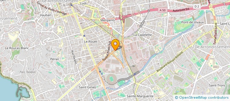 localisation de l'entreprise AZUR COMPUTER à MARSEILLE