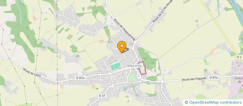 localisation de l'entreprise AZUR COMPUTING à MERVILLE