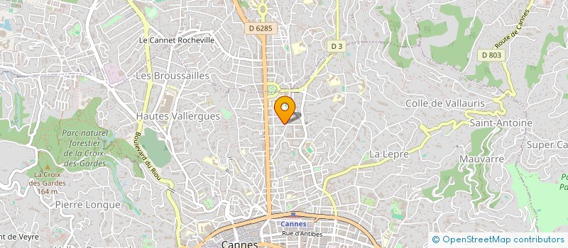localisation de l'entreprise AZUR CONCEPT à CANNES