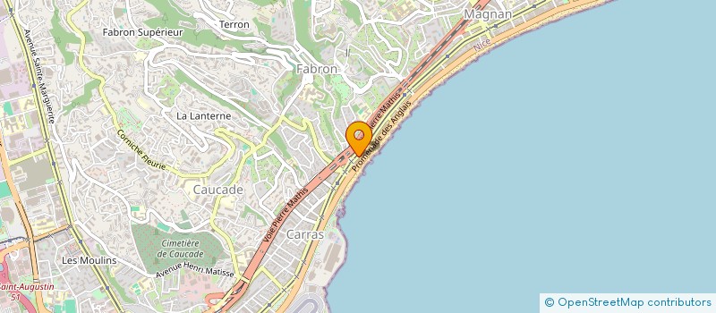 localisation de l'entreprise AZUR CONCEPT BATIMENT à NICE