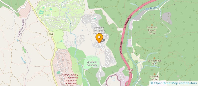 localisation de l'entreprise AZUR CONCEPT FREJUS à FREJUS