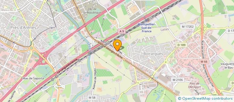 localisation de l'entreprise AZUR CONCEPT MEDITERRANEE à LATTES