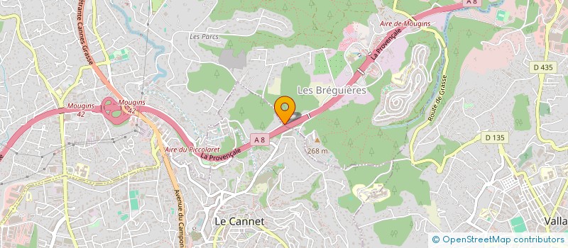 localisation de l'entreprise AZUR CONCEPT RENOVATION à LE CANNET