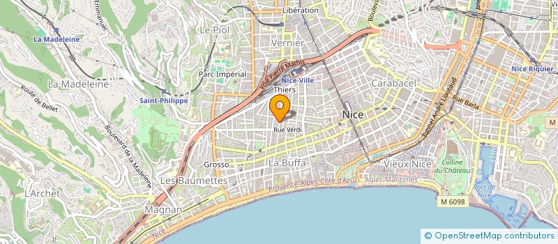 localisation de l'entreprise AZUR CONFORT DEPANNAGE à NICE