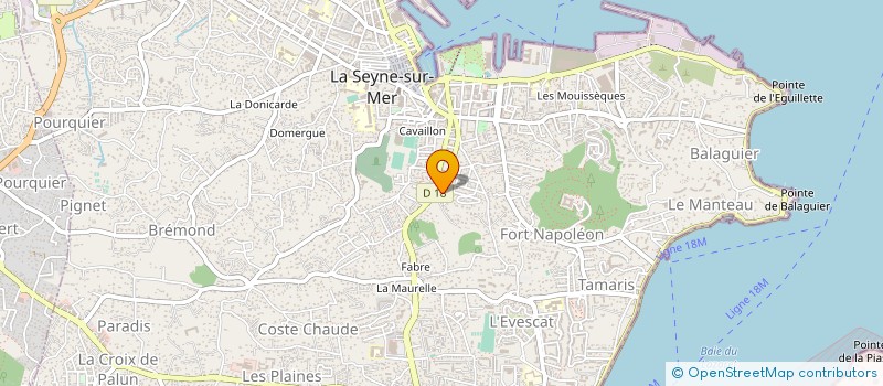 localisation de l'entreprise AZUR CONFORT GAZ à LA SEYNE-SUR-MER