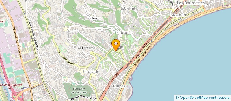 localisation de l'entreprise AZUR CONNECTION à NICE