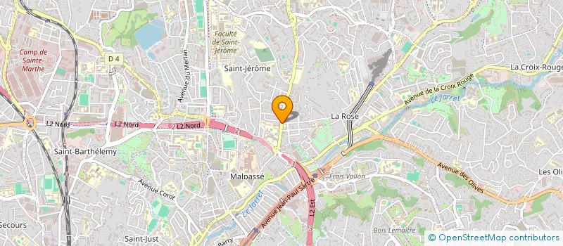 localisation de l'entreprise AZUR CONNEXION ALIMENTAIRE à MARSEILLE