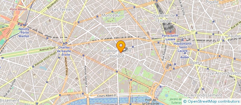 localisation de l'entreprise AZUR CONSEIL ETUDES  PARIS