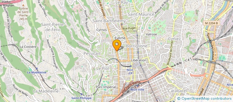 localisation de l'entreprise AZUR CONSEIL SALMON à NICE