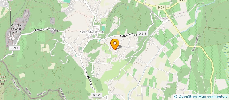 localisation de l'entreprise AZUR CONSTRUCTION  SAINT-RESTITUT