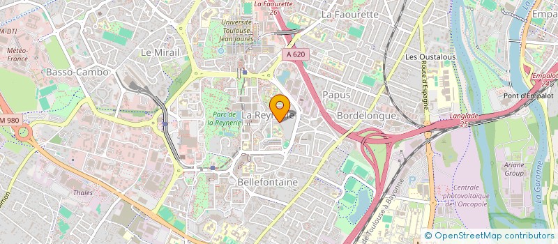 localisation de l'entreprise AZUR CONSTRUCTION à TOULOUSE