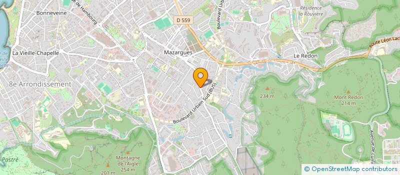 localisation de l'entreprise AZUR CONSTRUCTION AUTOMATISME  MARSEILLE 9EME